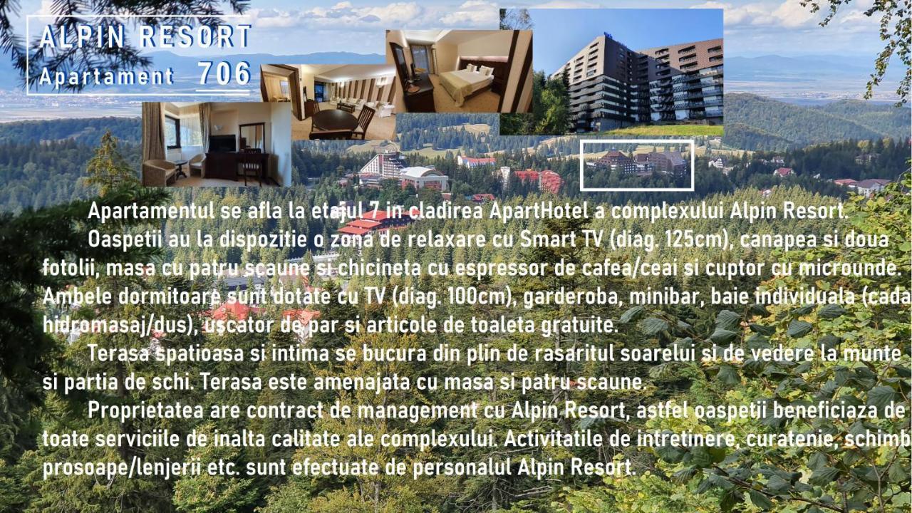 Apartament 2706 Alpin Resort, Etaj 7, Пояна Брашов Екстериор снимка